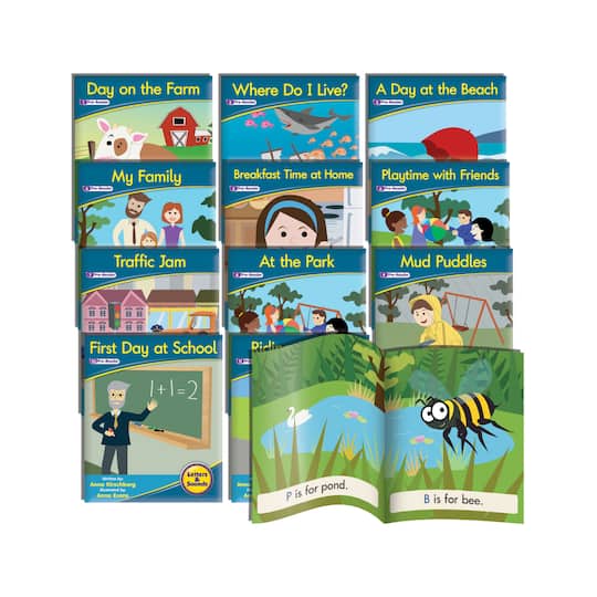 Junior Learning&#xAE; Phonemic Awareness Readers Fiction Learning Set